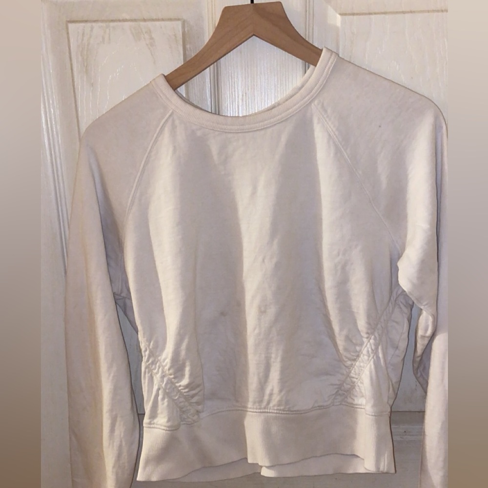 Athleta crewneck, off white, so super cute